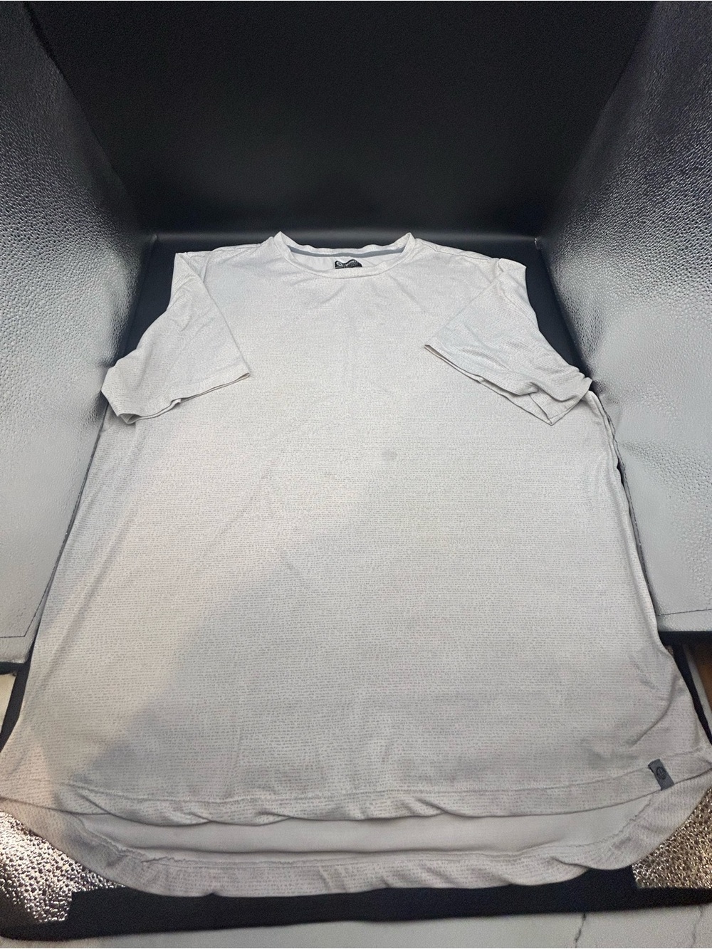 Mondetta Outdoor Project Men's Activewear T-Shirt Polyester Crew Neck Gray XL